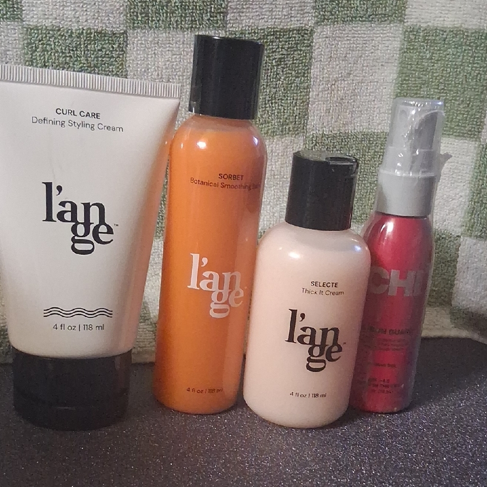 Lange Curl Care Sorbet and Chi Iron Guard New-SET